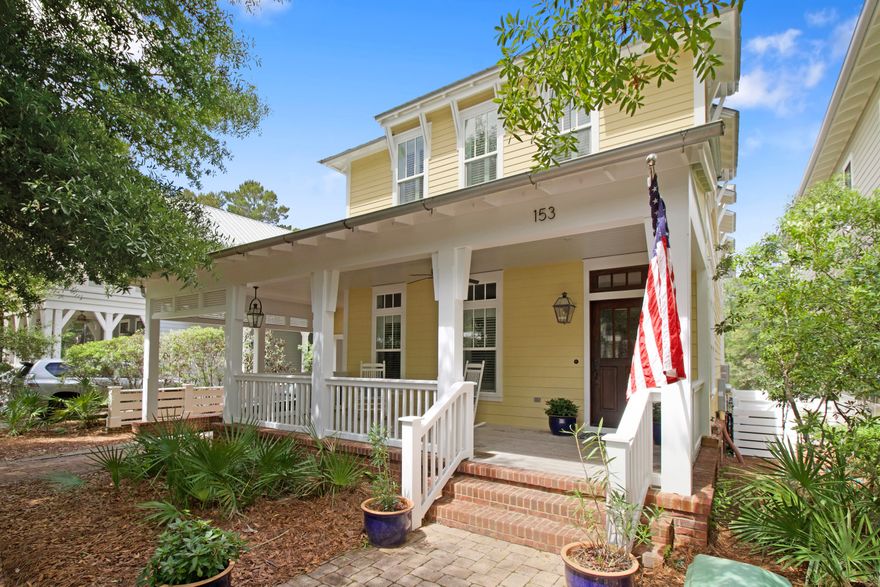 The quintessential entertaining home is now available with zero reason to wait to experience the life of your dreams on 30A! This home also features the top-of-the-line American Home Shield 'Shield Complete' Home Warranty 1 yr post closing!Forest Lakes is one of 30A West's most desirable, gated communities. This custom built home by Luke & Blues offers the perfect blend of coastal with craftsman quality and design on a larger than average lot for the community backing to preserve. If outdoor living is as important as indoor living for you, this is likely your one. Enjoy over 1400 SF of outdoor covered porches, not to mention, the 24 x 30 in-ground pool with a spacious sun deck with an