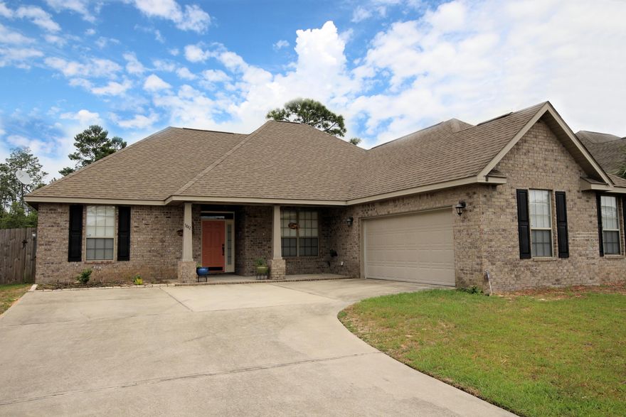 Welcome home to Pearl Court. A safe up and coming neighborhood located in Treasure Isle Estates. The floor plan is very smooth and is one of D.R. Horton's popular plans named ''The Montclaire D''. From the inviting front porch doorway you will open up into the home with the formal dining area/office on your right and the great room directly in front of you. The formal dining room has large arched entryways to accommodate a large family going in and out. The great room leaves nothing to be desired and has plenty of room! The split bedroom designs keeps the kids and guests on one side of the home so you can have your privacy. The master suite includes a sitting area, large bath and walk-in closet. The additional bedrooms boast walk-in closets as well.