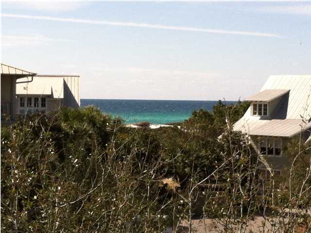 This professionally decorated third-floor unit is located in the heart of WaterColor on the south side of 30-A conveniently located so close to the Beach Club, The WaterColor Inn, Fish Out of Water restaurant and shops, a bike ride is not needed. Lounge on the large Gulf-facing deck and enjoy a view of the Emerald Gulf. This Condo is one of few with a water/beach view. Wide plank antique heart pine wood floors are throughout the living, dining and kitchen area with maple kitchen cabinets. Large Master Bedroom on main floor for ease of access with large Master bath. The downstairs space features high ceilings with cathedral ceiling in the living room. Climb the spiral stair case to the 2nd floor open loft bedroom which has its own bath and vanity.