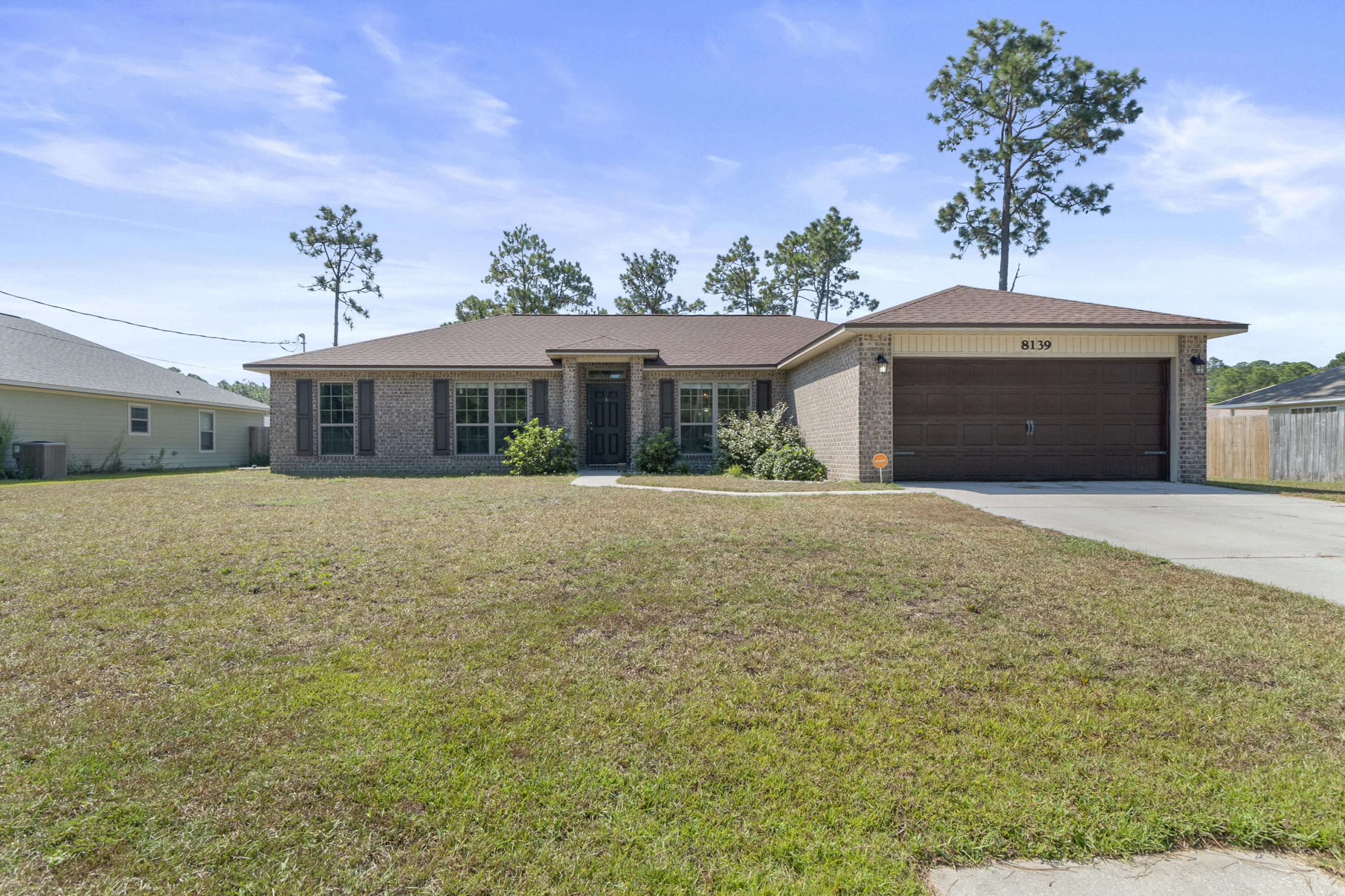 Move in ready and impeccably kept! This 2015 built home is spacious, beautiful, and everything you need! Its sits on just shy of half an acre and it is NOT in an HOA! The backyard has endless possibilities! This home has an oversized kitchen with stainless steel whirlpool appliances! The kitchen does have an island and a breakfast room but the home also has a large formal dining room! The kitchen flows right into the living room that is incredibly oversized! It has beautiful sliding doors that lead to the huge backyard with a incredible patio! While this home does have only 3 bedrooms there is a den that could be used as an office, bedroom, or any other type of extra space you may need! Make sure to stop by and see the beautiful space! audio visual on premise