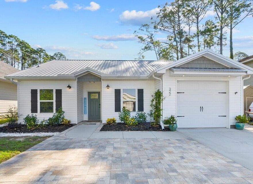 This charming Florida cottage in Inlet Beach Heights offers no HOA Fees, annual rental projections of $72K, and the perfect blend of comfort, style, convenience and location. Located only two blocks to Beach Access 95, this abode features an inviting open concept living space where natural light dances through the windows, creating a bright and airy atmosphere. The living area is designed for both comfort and style, providing a perfect spot to unwind after a day of beach adventures. The modernized and fully equipped kitchen is a chef's delight, with stainless steel appliances, modern conveniences, and ample counter and storage space. But the newly constructed PRIVATE HEATED POOL in the back yard really puts the bow on this amazing beach retreat. You will be able to embrace the coastal lifestyle daily with your morning coffee or as you gather for al fresco dining under the stars in the evening. 

