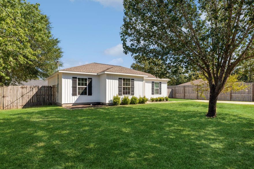 You won't want to miss this cozy Crestview home completely full of upgrades! Gray shaker cabinets, white quartz countertops, stainless steel appliances, and LVP throughout the living room and bathrooms (all updated in 2021) make this home completely move-in ready. Other 2021 updates include the roof, hot water heater, wiring, plumbing, light fixtures, and more! Located on a corner lot of a quiet street, this home boasts the perfect opportunity to enjoy a relaxing evening in the large backyard. Conveniently located to Eglin AFB, Duke Field, and 7th SFG.