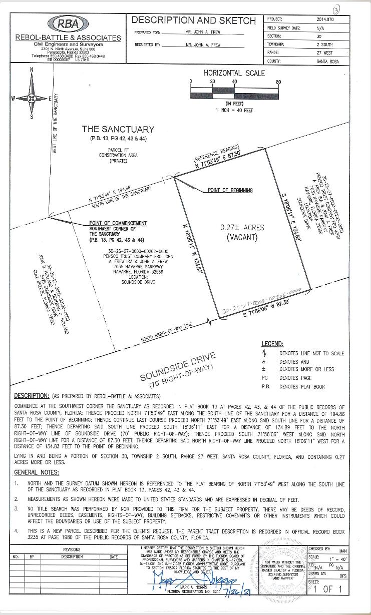 WOODLAWN SHORES 1ST ADDN - Land
