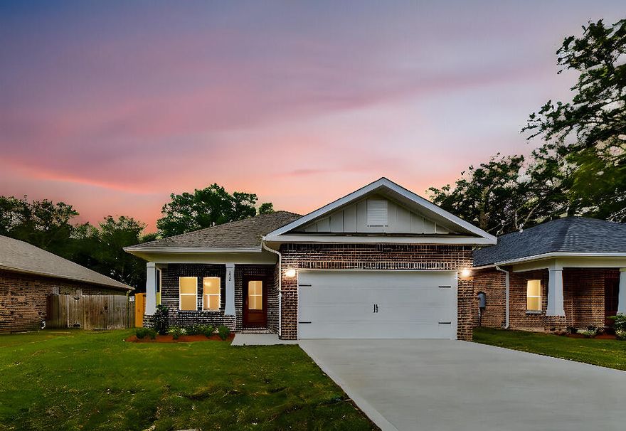 Act Fast! Home must be under contract by May 31 and close by June 30 to qualify for builder incentives! Incentives include coverage of Doc Stamps, Title, Final Survey, and 2% toward the buyer's closing costs. Don't miss out on these valuable savings!  Welcome to 1575 Pine Street, a beautifully crafted new construction home in Niceville, Florida. Designed for both comfort and style, this 4-bedroom, 2.5-bathroom home offers 2,123 sq. ft. of well-planned living space. The kitchen is a standout, featuring Quartz countertops, a ceramic tile backsplash, double-edge shaker cabinetry, and sleek stainless steel appliances. Throughout the home, LVP flooring provides both durability and elegance, while beautiful hardware and modern finishes enhance the design. Energy efficiency is key, with natural gas fueling the heat, cooking range, dryer hookup, and tankless water heater, keeping utility costs lower. Additional conveniences include a privacy fence, blinds, and a refrigerator. Cabinets, countertops, and flooring are going in now - come check out these amazing finishes! Builder can close by 6/30. Photos shown are of a similar home by the same builder; final details may vary. Don't miss out on this fantastic opportunity!