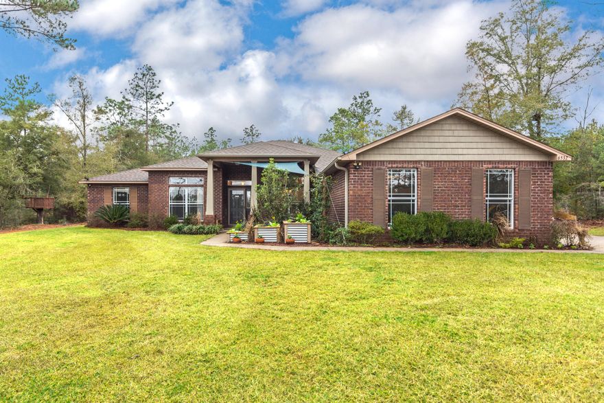 Talk about space! This 5bd/3ba home also features a formal dining and FL room! Huge 1 acre lot and 3 car garage for tons of storage and play room. Features large open kitchen with granite and stainless appliances. Arrow Pest holds termite bond on home. New HVAC. Master suite has soaking tub and large separate shower. Large closets. Front patio overlooks beautiful planter boxes and shaded area to grow an award winning grarden or gorgeous flowers of your own. Seller will offer flooring allowance, although carpets were just cleaned! Yard Building as-is.