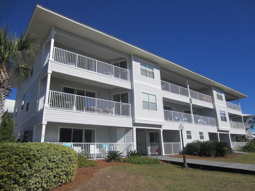 Best 'Almost Gulf Front' condo available! Most desirable Building #6 top floor west end unit with uninterrupted panoramic Gulf and Lake views. Direct Beach Access is only a few steps. This immaculate destination as never been rented since being recently refurbished. Like new interior, turn key, rental ready if desired. Beachside Villas amenities include pool, tennis, clubhouse and common deck on Lake Tresca.