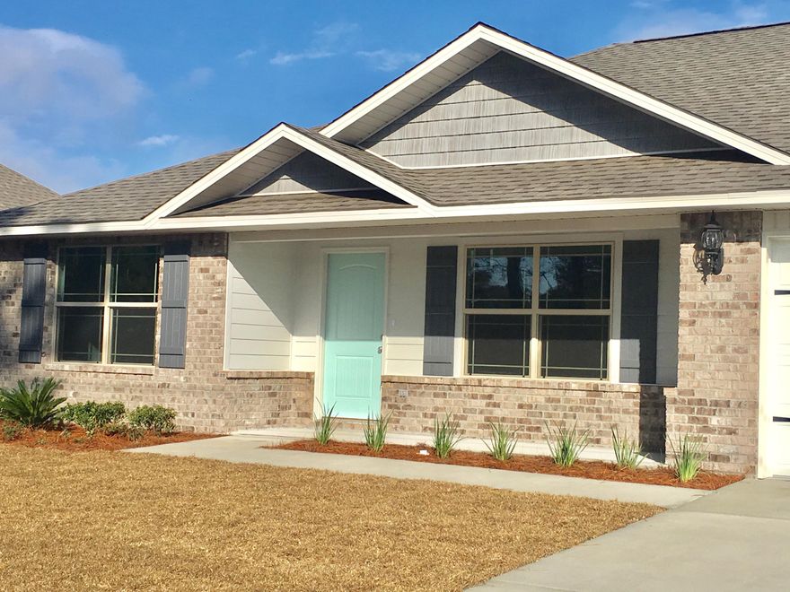 Beautiful All Brick New Home being BUILT! Nice Modern cabinets, lighting fixtures, and plumbing fixtures. Granite counter tops in the kitchen and bathrooms. Tile floors in Kitchen, Master bath, and hall bath. Ceiling fans in the Master Suite and Living room. Master Suite with walk-in closet. Energy Efficient home with quality double-paned windows. Insulated exterior doors, ceiling and exterior walls, and inside laundry room. 14 SEER Heat Pump. Sodded front and side yards, and 10' on backyard.