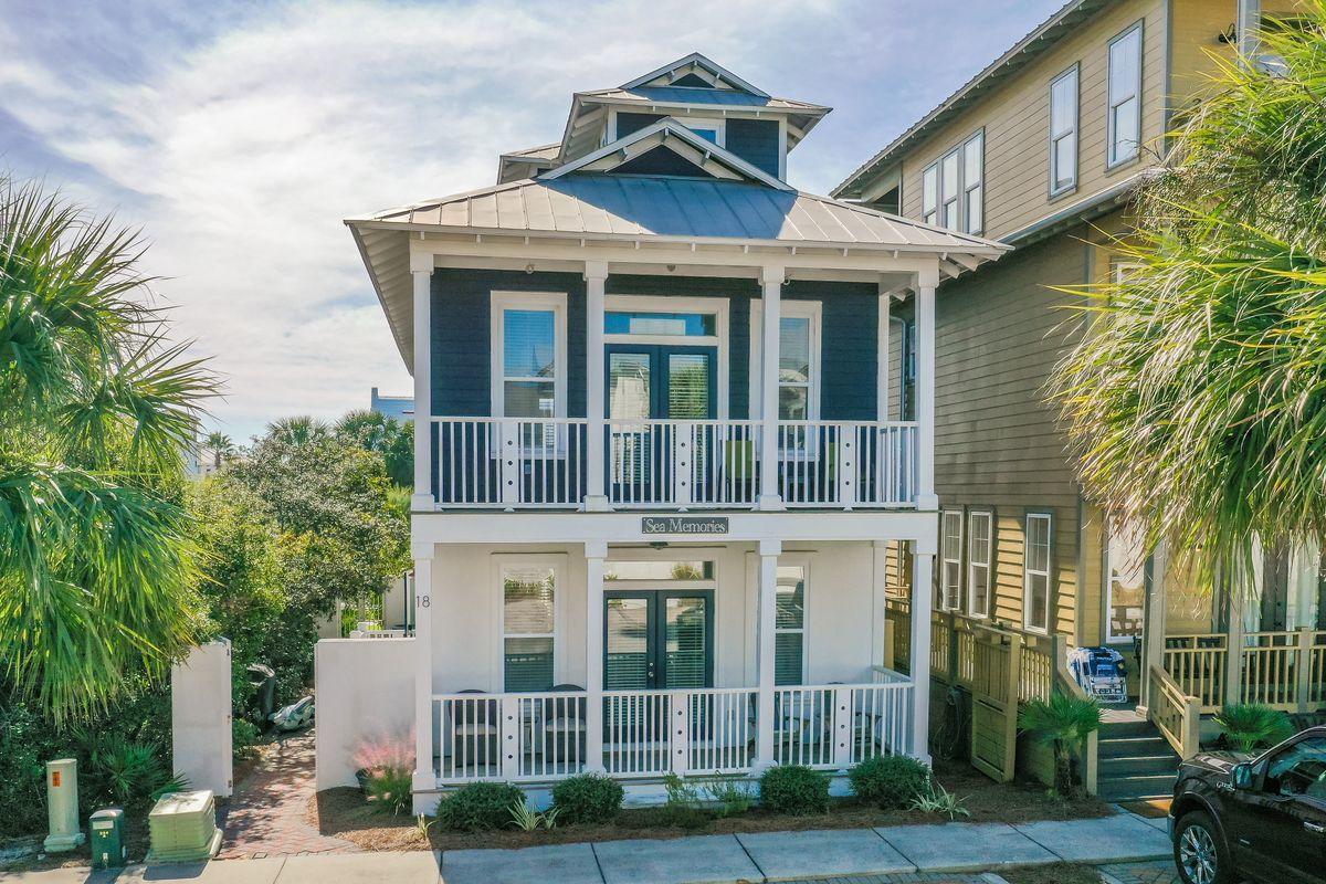 Make memories of your own in this beautifully-appointed Seacrest Beach home, known as ''Sea Memories,'' sitting directly on Scenic Highway 30A. This retreat is located minutes from Rosemary Beach and is within walking distance of deeded beach access. Other community amenities include a 12,000-sq.-ft. resort-style pool and tram shuttle service to the beach, located close to all of the shopping, dining and entertainment shops and venues along 30A. Featuring three bedrooms, three full baths and 2,406 square feet of living space, this cottage is being sold fully furnished and is designed for light and bright living and entertaining with an open kitchen, dining and living area in soft coastal colors, accented by rich wood flooring. Granite countertops, stainless appliances, and white cabinets a