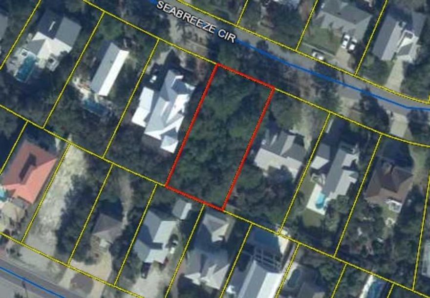 Vacant residential lot Lot 66 Seabreeze Circle. Comp purposes only.