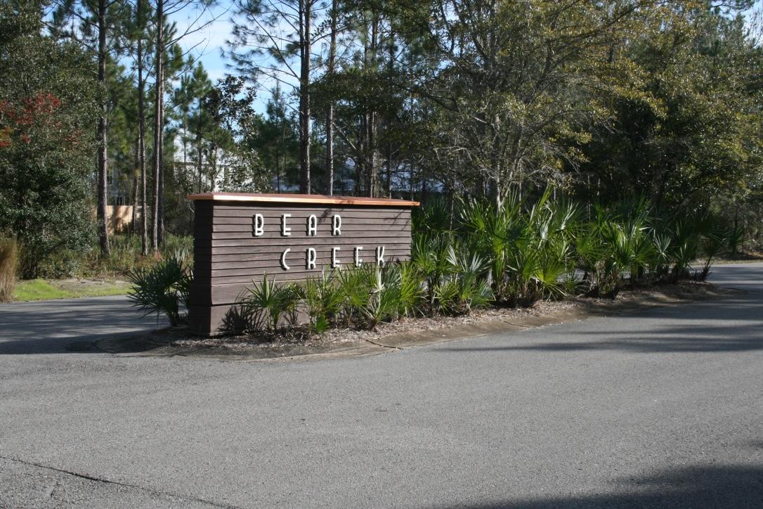 Tucked away off the beaten path is the quaint neighborhood of Bear Creek Cottages. Situated just north of the Choctawhatchee Bay, and comprised of just 95 homesites, Bear Creek Cottages is old Florida at it's finest. Surrounded by natural waterways (Fluffy Landing just around the corner) and mature hardwoods, this is a perfect spot for someone who wants to be close to the conveniences of the beach, shopping, restaurants, golf, and everything else 30A, Sandestin, and Destin have to offer without the all of the congestion and traffic of daily driving on Hwy 98. Relax at the community pool, take your dogs for a walk, or just feel comfortable allowing your kids to ride their bikes, Bear Creek is a pedestrian friendly community and could be just what your looking for...