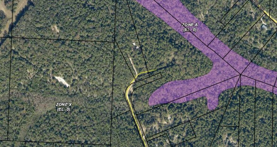 3.8+/- Ac of wooded land Don't miss out on a great opportunity here for a peaceful area! Great place to build your new home!  Estimated 215 feet of Dear Head creek runs through a portion of the land.    Road is dirt/ sand - suggest a 4 WD vehicle.