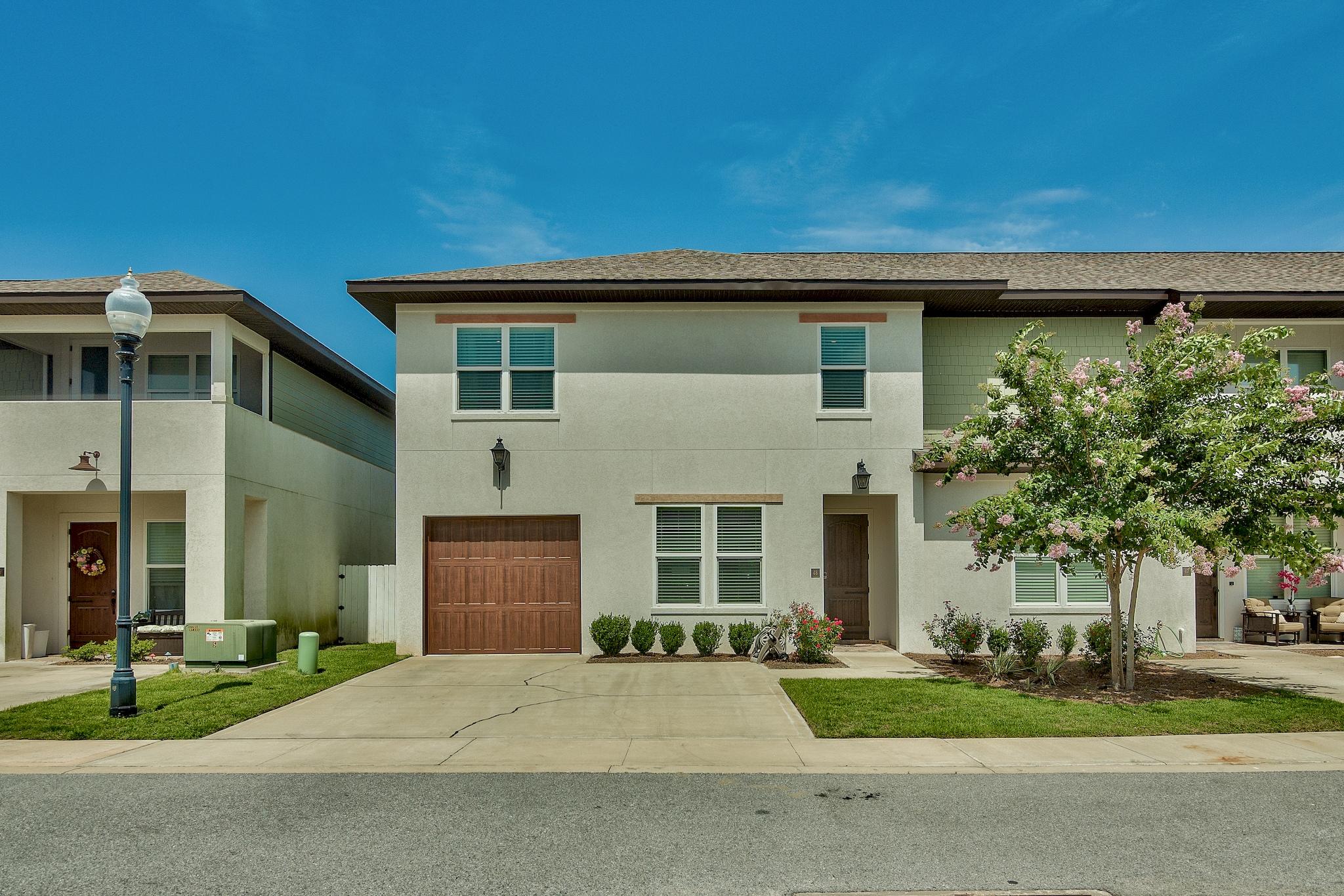 Welcome to Destin Oaks! One of Destin's newest communities that's VA Approved. Are you ready for an affordable, Newer place in Destin to call home, with a Garage? Well look no further! This place is sure to impress! Earth Cents Certified! Over 2100sqft of living space! Granite Countertops throughout! All Wood Cabinetry with deco panels in kitchen! 2 Walk in Master Showers. Walk in Closets in ALL bedrooms! Built out HUGE Master Closet. Custom tiled guest tub/shower. Stainless Steel Appliances! High Impact Doors and Windows! LED Can Lights. Two A/C units! Heat Pump Water Heater! Yes! It really does have it all! Be a part of this New Development, and come enjoy the Neighborhood Pool and Club House! The HOA maintains the Front Landscaping, Trash, Street Lights, and all Common Areas
