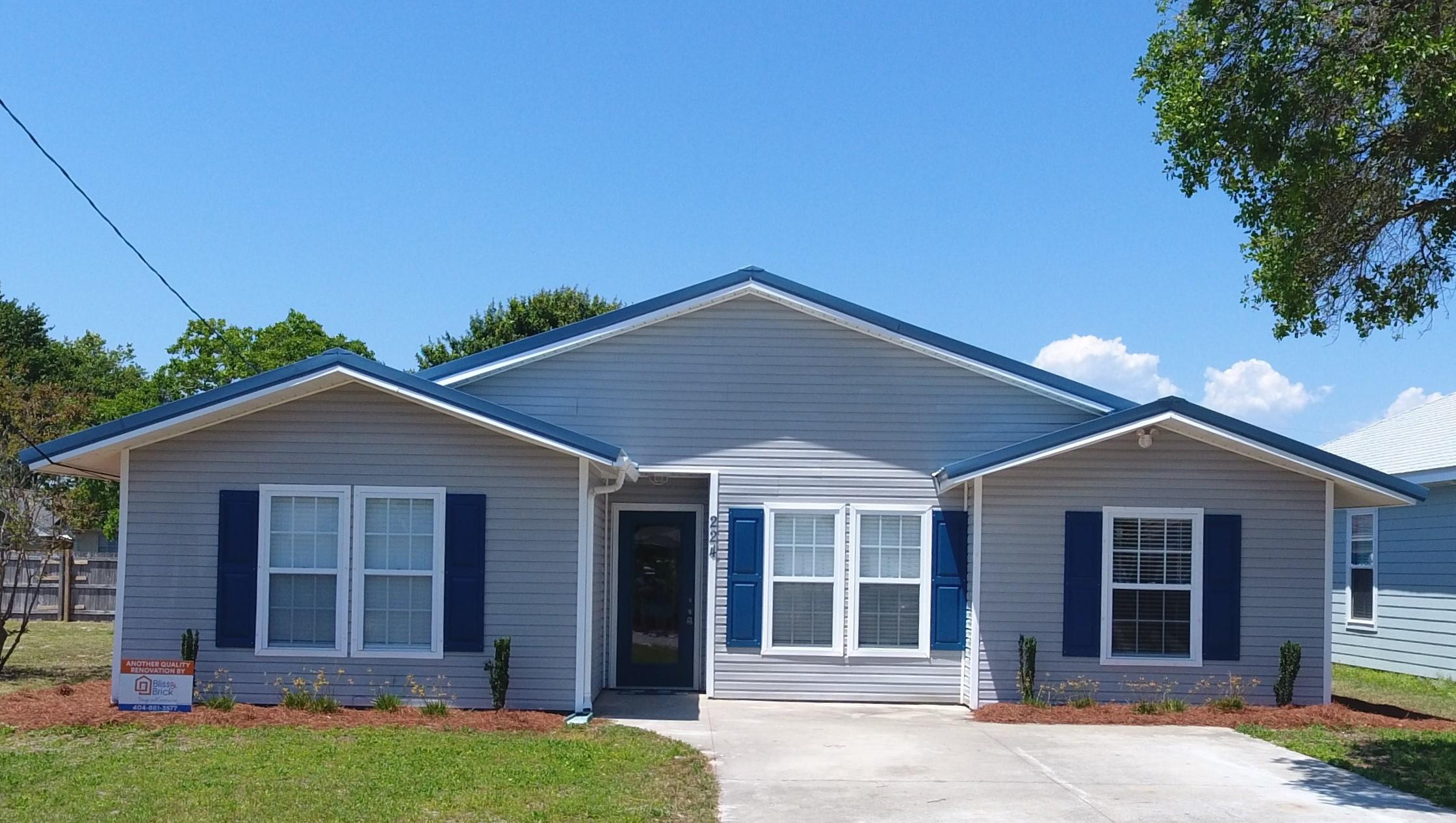 FRESHLY REMODELED BEACH HOME, SHORT WALK OR BIKE RIDE TO BEACH ACCESS. OPEN & VERY BEACHY, NEW TILE & NEW PAINT. OPEN NEW KITCHEN, LUNA PEARL GRANITE TOPS, WHIRLPOOL STAINLESS STEEL APPLIANCES, TILE BACKSPLASH. NEW METAL ROOF 2017, NEW AC CONDENSER APRIL 2018, IRRIGATION, NEW CEILING FANS, NEW BLINDS, & 2 SKYLIGHTS! ENJOY SHIP LAP TOUCHES & HIGH END FINISHES! HUGE MASTER SUITE W/ VERY SPACIOUS WALK-IN CLOSET & PRIVATE BATH, INCLUDING NEW CUSTOM VANITY, QUARTZ TOP, NEW SHOWER DOOR. 2 MORE OVER-SIZED BEDROOMS ON OPPOSITE SIDE OF HOME & 2ND FULL BATHROOM W/ NEW VANITY & TOP. PRIVATE LAUNDRY AREA, PLENTIFUL CLOSET SPACE. PICTURE PERFECT OUTDOOR OASIS W/ SCREENED PORCH & FIREPIT. NICE WORKSHOP W/ POWER. OPEN SANDS IS GOLF CART FRIENDLY NEIGHBORHOOD! BUYER TO VERIFY ALL INFO DEEMED IMPORTANT