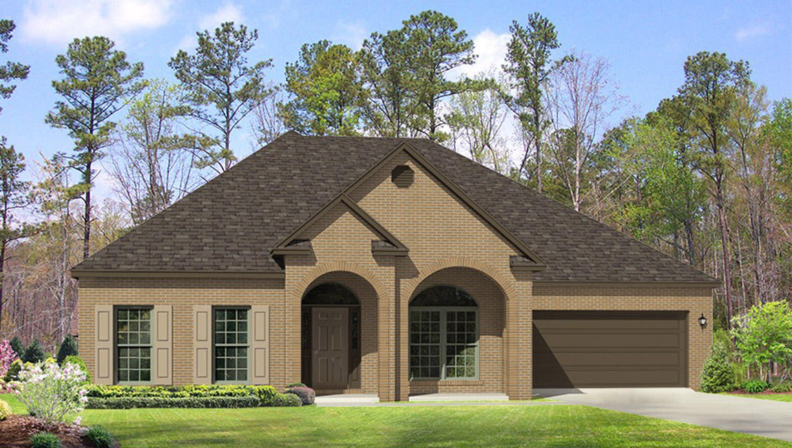 The McKenzie w/ newly designed kitchen. 5 bedrooms & 3 baths, this McKenzie has covered front & back porches and side entry corner lot. The foyer divides the study from the formal dining rm. An elegant kitchen featuring an island, granite counters, stainless range, microwave & dishwasher complete this space. Large walk-in closet is a plus! In the master bath you will find dual sinks, garden tub and fiberglass 5 foot shower. Listing Broker/Salesperson has ownership interest in the property. Pictures, photographs, colors, features, and sizes are for illustration purposes only & will vary from the homes as built. Home & community information including pricing, included features, terms, availability & amenities are subject to change & prior sale at any time without notice or obligation