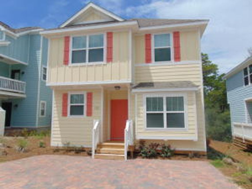 This is a beautiful beach cottage located minutes from the Gulf of Mexico. This 2 story 4bed/3 bath home has all the upgrades. The kitchen boasts granite counter tops, stainless appliances, 42 inch cabinets, and an island in the kitchen. Hard wood floors through out. There is a covered patio off the kitchen/dining area just for your morning coffee. 2nd floor houses the master suite, boasting of luxurious finishes and details with large walk-in shower with glass doors and granite counters. This home has a washer and dryer. No smoking. No cats. Small pet will be considered with deposit.