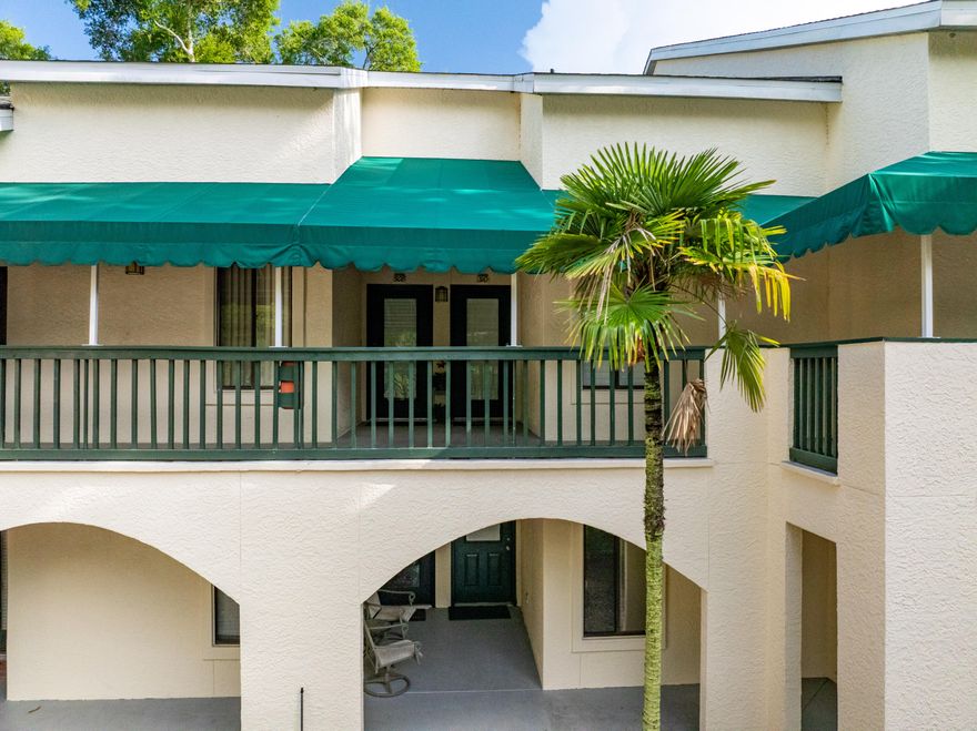 Seller is offering to pay Four Months of HOA dues with an acceptable offer!This spacious lakefront two-bedroom, two-bath condo offers endless possibilities, whether you are looking for a serene retreat or a smart investment. This beautifully updated home offers short-term rental potential and the option to purchase partially furnished. Inside, you will find laminate flooring, custom plantation shutters, and striking shiplap ceilings that add warmth and character. The first-floor guest bedroom has been thoughtfully renovated, while the modern bathroom remodel brings a fresh, open feel. Upstairs is your large en-suite master bedroom that extends out onto a lakefront terrace. You will also find a versatile bonus room with endless possibilities. Use it as a home gym, guest bunk room, office cozy TV lounge or sunroom as it has a beautiful skylight and leads to an easily accessible, walk in oversized attic storage space. 

This home features 2 large outdoor, lake view patios; one on each floor filling the home with natural light, creating an inviting atmosphere for relaxation and entertaining. 

Enjoy close by community amenities like tennis courts, swimming pools, marina, and 36 holes of golf. Conveniently located near Choctawhatchee Bay and the Gulf of Mexico, east access to Destin bridge. This is a perfect for permanent residence, vacation home, or investment opportunity. The well-maintained complex provides hassle-free living with HOA management.