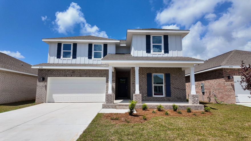 BEAUTIFUL NEW CONSTRUCTION GOING UP NOW. Blackwater Reserve Community offering residents a beautiful Community Pool, Lazy River, Pickle Ball & more. NEW   ''OZARK'' floorplan, a well-designed 2 story model with 2 bedrooms ''&'' a living room on ''EACH'' level. Highly desirable open concept. The kitchen, living room & dining area flow together for relaxed living. Open kitchen features: all stainless-steel appliances, pantry, Quartz kitchen countertops, nice island, smooth-top range, built in microwave & quiet dishwasher. The stairway is right off the kitchen for ease of access for both levels. Bedroom 1 offers a spacious walk-in closet, & adjoining bath has a double vanity, large shower, linen and water closet. All 3 baths offer Quartz countertops. Covered back patio, Smart Hm. system & more.
