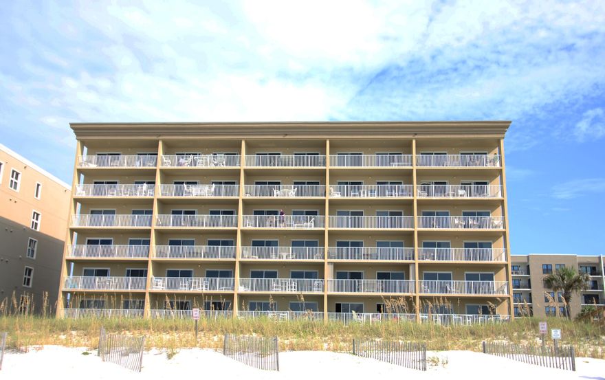 EASY GULFFRONT LIVING STEPS FROM THE EMERALD GREEN WATERS OF THE GULF OF MEXICO! This 2 bedroom unit at Summerlin has it all! The numbering at Summerlin actually starts on the second floor, so unit 105 is actually on the 2nd floor, which means amazing Gulf views! The large master suite faces the Gulf  wake up to the sound of the waves! The balcony and second bedroom are spacious as well. Tile flooring throughout. Nice open floorplan means great views from the kitchen as well as the living and dining areas. Murphy-bed bunks create additional sleeping space. Great rental! Gross rental history for 2016 year-to-date thru 11/30/2016 is $46,361.84. Call today for your own private viewing!