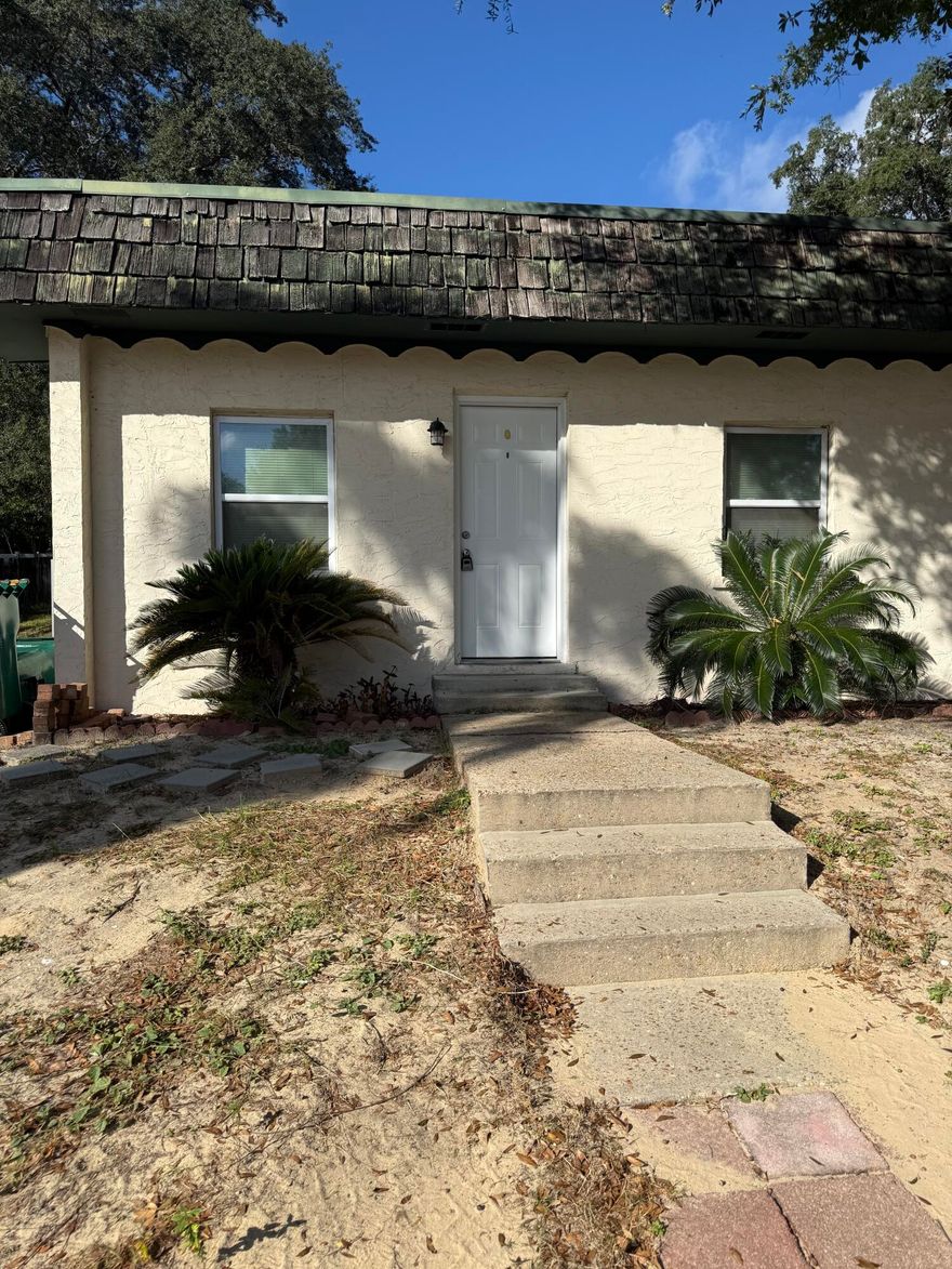 Welcome home to this cozy 2 bedroom, 1 bathroom duplex offering comfort and convenience in a peaceful setting! Enjoy a spacious living area that flows into your kitchen, perfect for everyday living.Step outside to your back patio and yard--great for relaxing or entertaining. Additional features include washer and dryer hook-ups and outdoor storage space for extra convenience.Pet-friendly! Cats and small dogs under 20 lbs are welcome (with approval).Don't miss out on this inviting home that combines comfort, privacy, and great value.Call today to schedule a showing and apply!