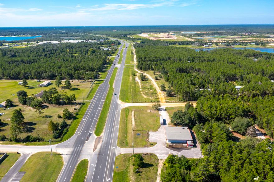 Commercial opportunity, Hwy 77, growth is here, and more business and residents are moving to North Bay County. Fantastic opportunity to own a metal / steel, building, 1.24 acres on Hwy 77. 15,000+ Traffic count and growing each year.