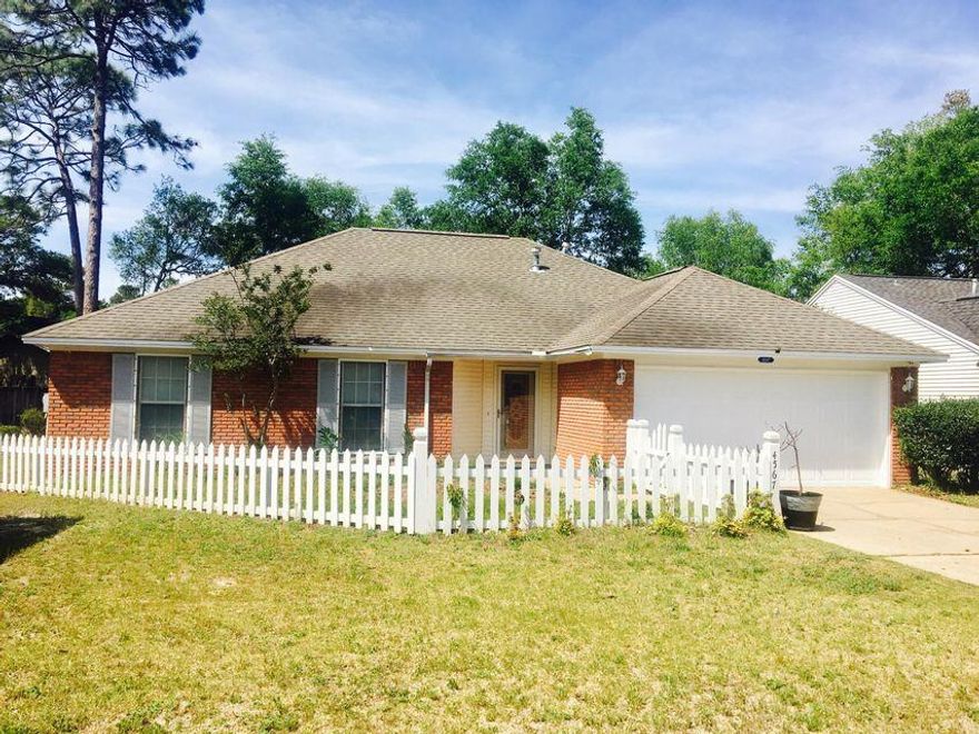 AVAILABLE FEB. 24!

Wonderful all brick home in Blue Pine Villagon a large lot! This beautiful home features wood laminate floors in main areas and carpet in bedrooms! The living room is spacious and features stunning fire place! The kitchen has white cabinets, granite countertops, and stainless steel appliances. Nice lighting as well as neutral paint throughout. Out back is a screened porch and large fenced back yard with storage shed. Home has a 2 car garage and room for additional cars in driveway.

Pets allowed with owner approval

See 'more' for info on Resident benefits package. 

Tenant to verify all data
To Schedule a showing contact Sound Choice Real Estate at 850-389-8533 **$50 of monthly rent goes towards a Resident Benefits Package which includes Renters Insurance, Air Filter delivery, Identity protection, Resident Rewards program, Credit Building, Move-In Concierge, 24/7 Maintenance coordination, Home Buying Assistance, and an Online Portal**