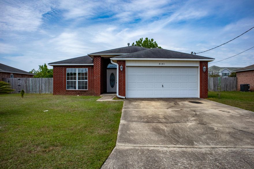 New Paint and Luxury Vinyl Plank Floors 3 Bedroom 2 Bath (split design) brick home, vacant and ready for you to move in. Living in this desirable southwest area puts you minutes to Naval Air Station Blue Angel gate, Air Museum, National Seashore beaches, Big Lagoon State Park, Perdido Kids Park, gorgeous white sandy beaches, shopping, golf, and so much more. Great room features cathedral ceiling, plant ledges, ceiling fan. Freshly painted inside. This lovely home is located just minutes from Pleasant Grove Elementary School and Jim Bailey Middle School. Formal Home Owners Association will give you piece of mind when it comes to a quiet, clean outstanding neighborhood
