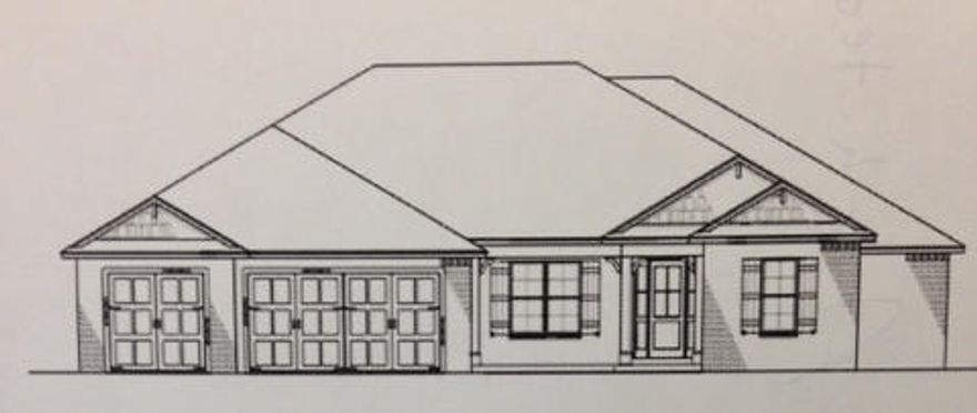 This custom home is being built by a Parade of Home winner. If your customer needs a 4 BR 3BA house in a great neighborhood, this is it! The house will be located between the 11th and 12th hole on Rocky Bayou Country Club. Brick and James Hardy siding on front, side and rear. Granite vanity tops with rectangle under mount china bowls in master and secondary bathrooms. 2 tankless gas water heaters, natural gas plumbed to cook top, water heaters, grill and dryer. Builder is offering a $17,000 allowance to include all countertops per building specs. Stainless Kenmore Elite range, microwave hood combination, dishwasher, and garbage disposal. An early contract insures the customer to pick their own colors and customize other items.