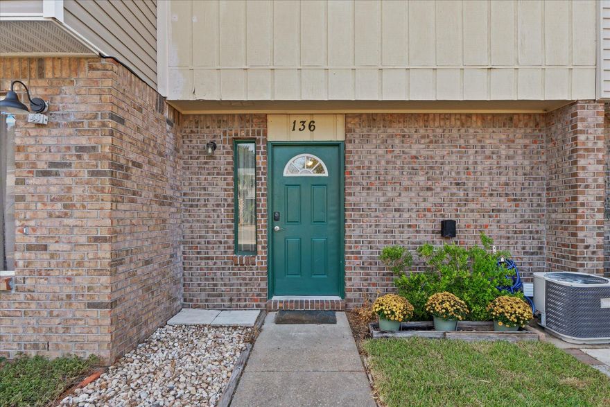Well-maintained townhome!  Walk into the home and find a half bath, a kitchen with plenty of space, and a laundry room. The nice size living room opens up to the backyard with brand-new sod. You can enjoy a peaceful afternoon cooking out! Upstairs you will find the two bedrooms and a full bathroom.  One of the bedrooms has it's own private balcony. The roof was replaced in 2021 so no need to worry about that! It is located only 0.4 miles from Downtown Fort Walton Beach and 7.2 miles from Hurlburt Field. Great location for work and play!