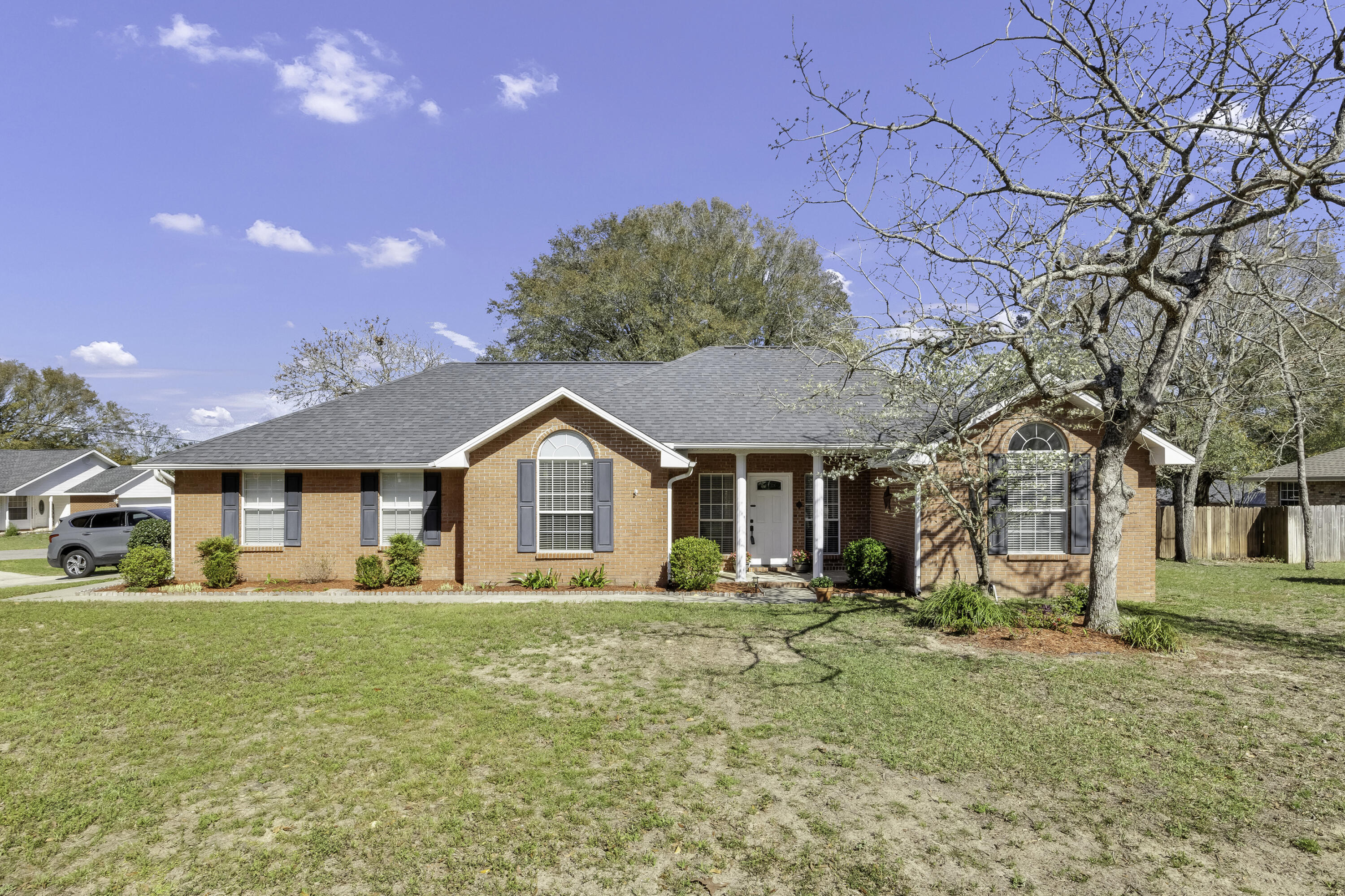 Welcome to this delightful 3-bedroom, 2-bathroom home, Situated in a peaceful neighborhood while being just minutes away from local military bases, top-rated schools, and all the shopping and dining you could want.✨ **Home Highlights:**- **Updates Galore**: Benefit from a reliable 2017 roof, a brand new 2024 tankless water heater, and a robust 2017 3-ton HVAC system for year-round comfort.- **Stylish Interiors**: Enjoy durable and elegant LVP flooring throughout the home.- **Sleek Kitchen**: Cook like a pro in the beautiful kitchen with all stainless steel appliances, offering both functionality and style.-**Outdoor**:Features screened in back porch, Sprinkler system, Privacy fenced in back yard with a shed.