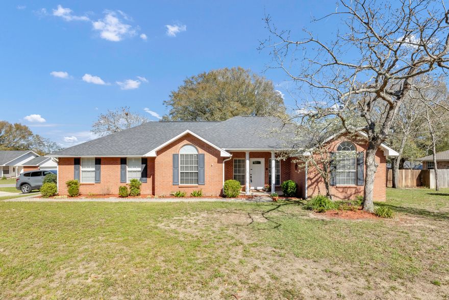 Welcome to this delightful 3-bedroom, 2-bathroom home, Situated in a peaceful neighborhood  while being just minutes away from local military bases, top-rated schools, and all the shopping and dining you could want.✨ **Home Highlights:**- **Updates Galore**: Benefit from a reliable 2017 roof, a brand new 2024 tankless water heater, and a robust 2017 3-ton HVAC system for year-round comfort.- **Stylish Interiors**: Enjoy durable and elegant LVP flooring throughout the home.- **Sleek Kitchen**: Cook like a pro in the beautiful kitchen with all stainless steel appliances, offering both functionality and style.-**Outdoor**:Features screened in back porch, Sprinkler system, Privacy fenced in back yard with a shed.