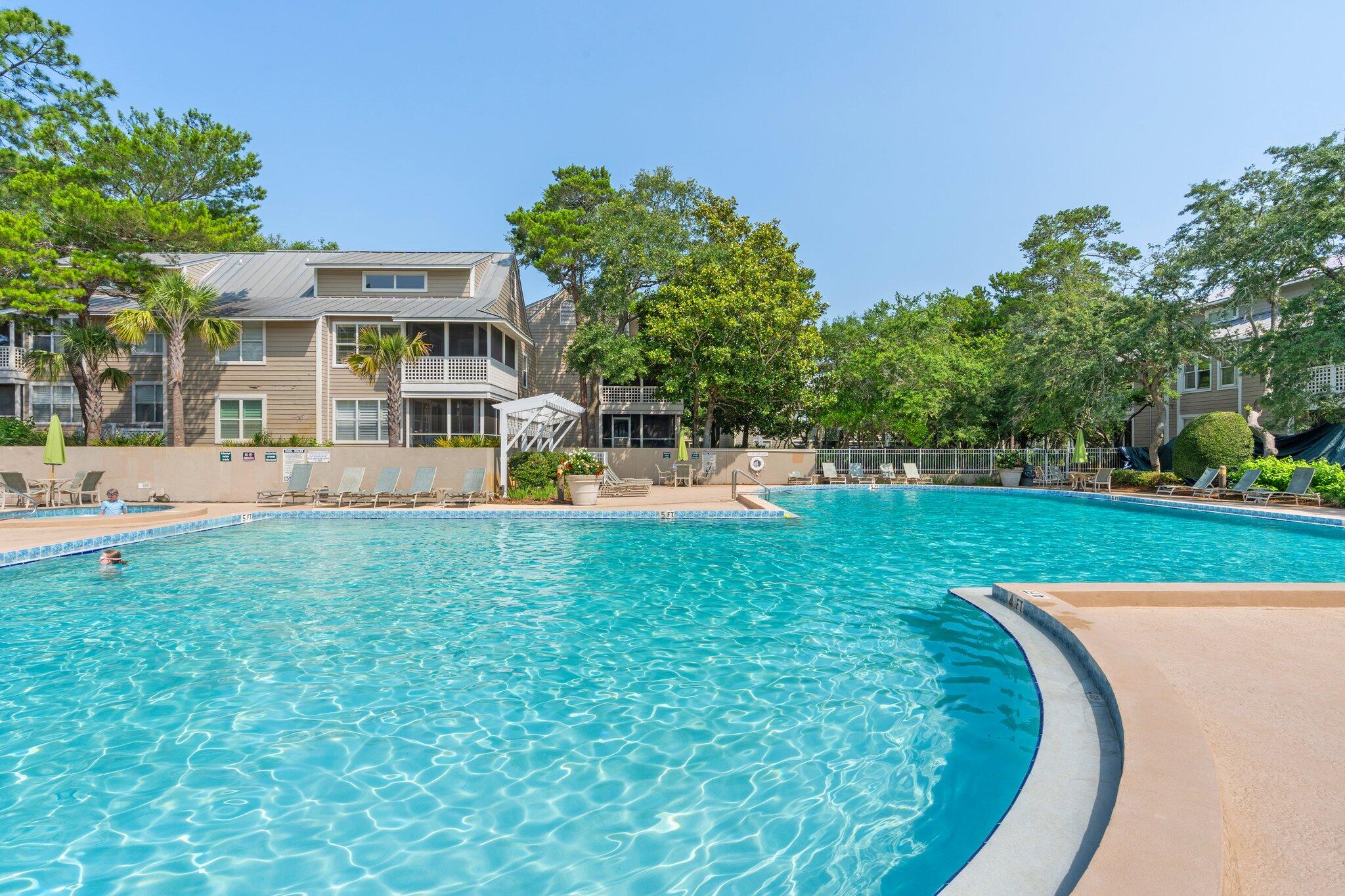 Welcome to your charming coastal retreat in Hidden Dunes, Miramar Beach, FL. This inviting 821-square-foot condo offers the perfect blend of comfort and convenience to the beautiful Emerald Coast. This unit offers a generously sized bedroom, complemented by 1.5 renovated bathrooms, ensuring adequate comfort and privacy for residents and visitors alike. Step inside to discover a cozy yet spacious living area, beautifully furnished to enhance relaxation and enjoyment. The open-concept kitchen offers a convenient breakfast bar, double oven, stainless appliances and updated granite countertops. This culinary space is perfect for preparing meals and entertaining guests with ease.Enjoy the beauty of the outdoors from your private screened-in patio, overlooking the sparkling pool, serene spot for morning coffee or evening gatherings. Just off the patio, enter the gate to the community pool and hot tub for your leisure and relaxation. Whether you are a tennis or pickleball enthusiast, or a beach lover, Hidden Dunes has it all.
Looking for a permanent residence or a vacation getaway? This fully furnished condo is ready to welcome you home. Don't miss the chance to own a slice of paradise in this highly sought-after location. Schedule your private showing today!
