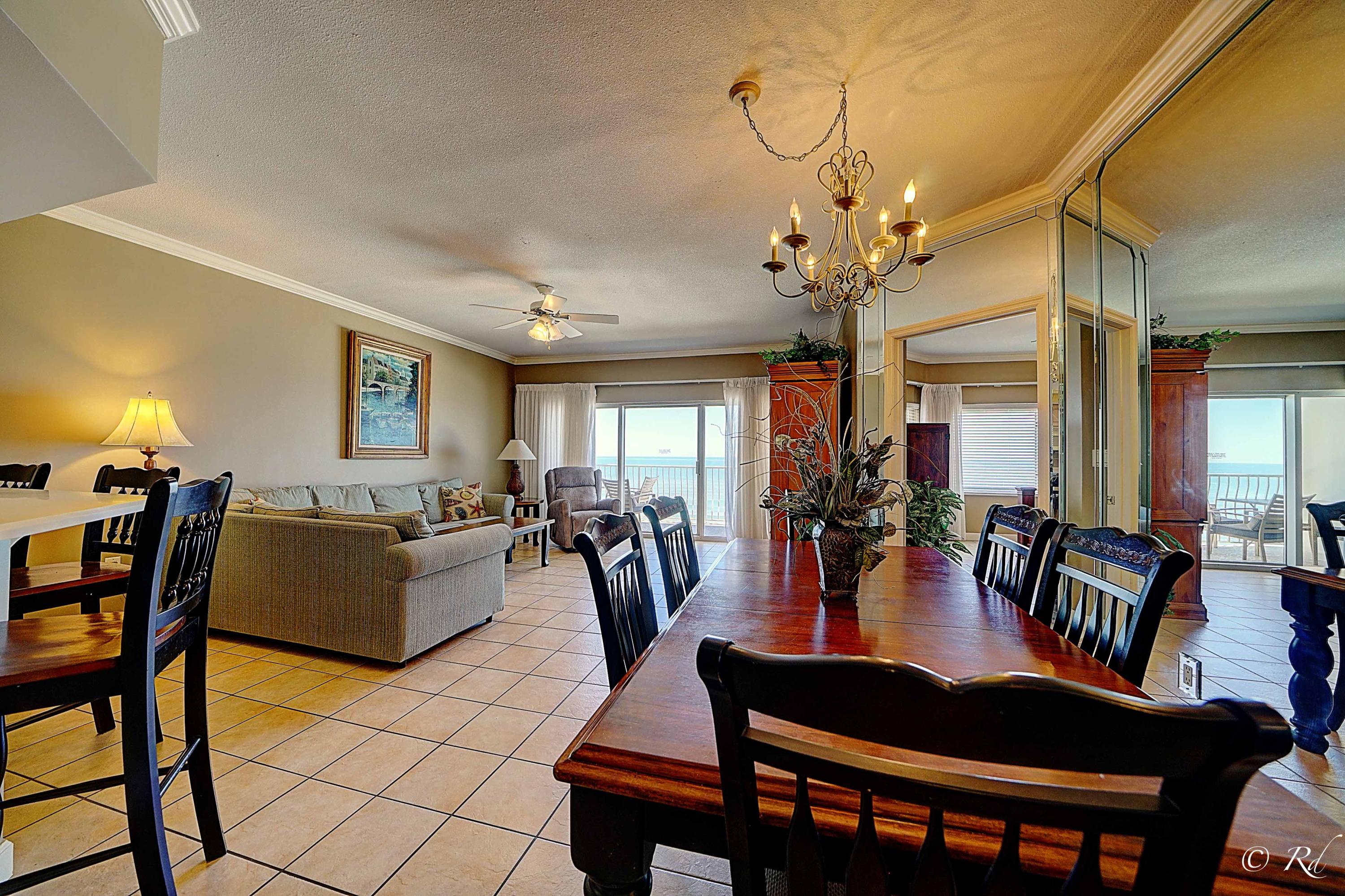 CURRENTLY UNDER CONTRACT, SELLER ACCEPTING BACKUP OFFERS' #903 Coral Reef conveys fully- furnished turn key rental ready -1427 sq.ft. - 2 bedrooms - 2 baths with tile throughout. Coral Reef Resort offers 82 gulf front condos with well maintained and manicured amenities. Located within 5 miles to St. Andrew St Park, three full service marinas, charter boats, our best local restaurants, farmer's markets and the Grand Lagoon waterfront. Relax and enjoy your investment, primary or secondary residence on the beautiful beaches of Panama City Beach! (buyer to verify measurements and dimensions if deemed necessary)