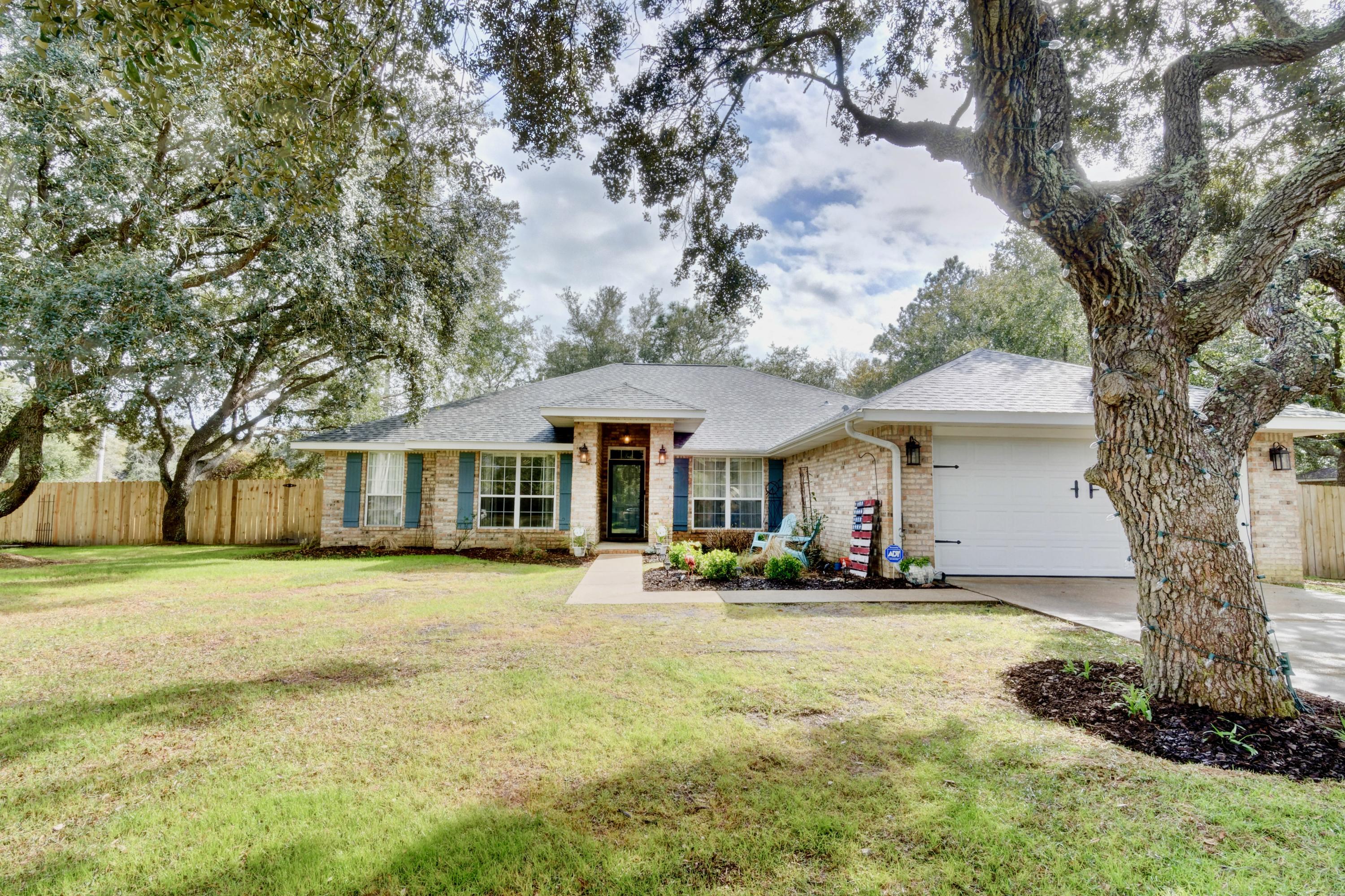 Welcome Home to your beautifully upgraded~ 4 bedroom/2 bathroom home ~2576 sq. ft. of true family living space. Home sits on an oversized corner lot with Dedicated RV Parking ~pleasing curb appeal~ manicured front yard, beautiful Oak trees & truly sets the stage for this great family home~CLICK on the 3D Tour to truly appreciate this home ~exquisite inside and out. Greeted by high ceilings ~ Custom painted throughout and gorgeous wood look flooring. All this and the best is yet to come with your park like backyard ~ open patio to sit under the shade of all the oak trees ~ fire-pit & covered porch garden shed offers the perfect family gathering space to enjoy the wonderful Florida evenings. On entering the home you will immediately appreciate the open flow from the foyer to the huge