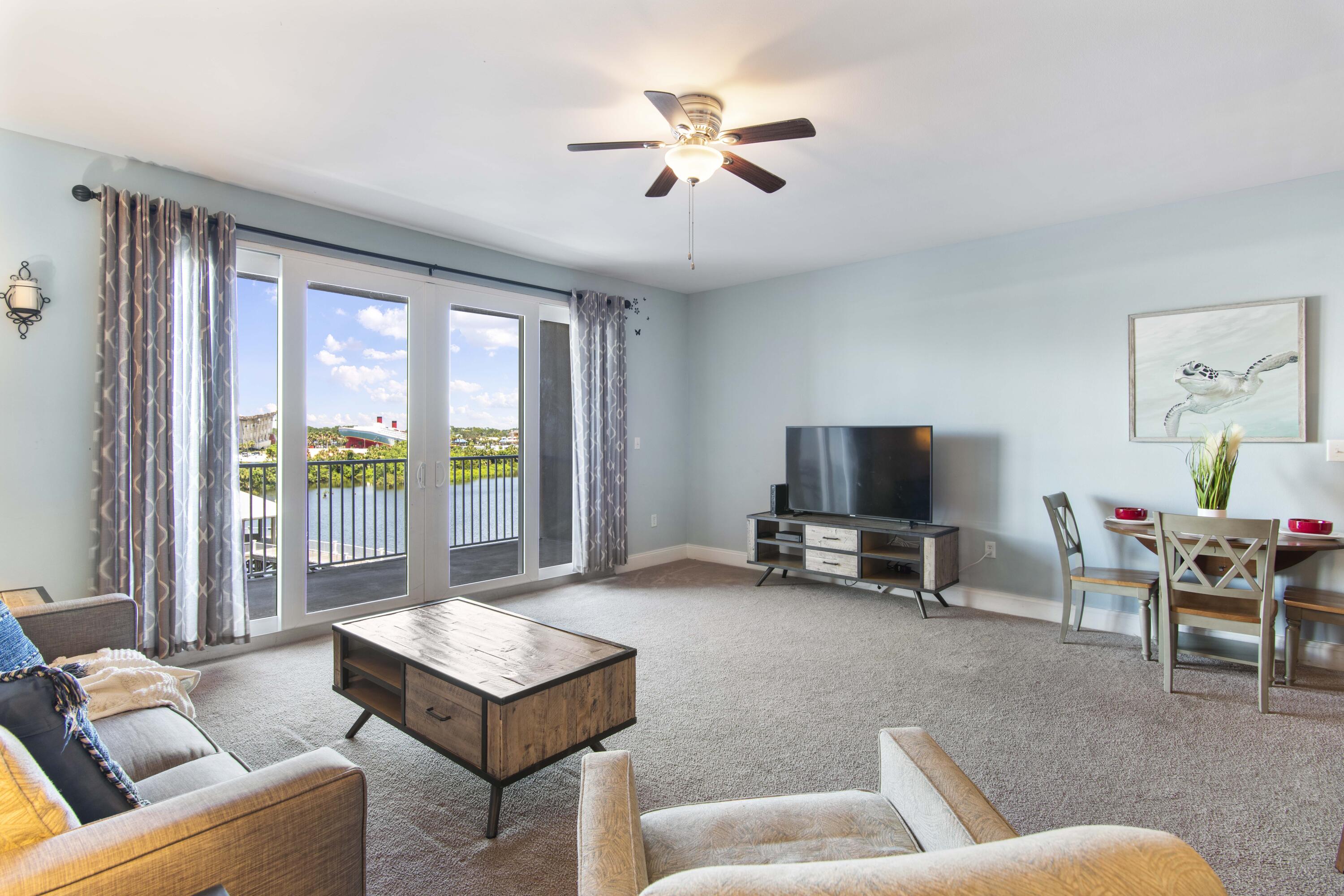 BRING AN OFFER!! Turn Key, Rental Ready Lakeview Condo At Laketown Wharf Featuring 1BR/2BA + Bunk With Approx. 1047 Sqft. Overlooking Amazing Lake & City Views, Granite Countertops, Fully Applianced Kitchen With Breakfast Bar, Dining Area, Living Room, Large Oversized Balcony That Overlooks The Lake With Amazing Views Of The Beautiful Fountain Shows At Laketown Wharf! This Property Is Conveniently Located On The 3rd Floor That Is On The Same Level As The Putting Green, Fitness Center & Walk-Over From The N. Parking Garage. LTW Has Amenities Galore With 5 Swimming Pools, Putting Green, 2-Story Fitness Center, Convention Center & Commercial Space. You Can Literally Park Your Car & Never Have To Leave! Call Today To See For Yourself All That This Condo & Property