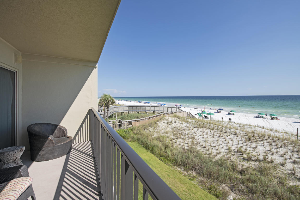 Come see the astonishing unobstructed views of this gulf front unit in Emerald Towers West. This amazing second floor unit provides fabulous views of the gulf without the steep price tag. The large, private balcony is accessible from both master bedroom and living room. The unit has received several upgrades over the years to include granite counter tops throughout, new under-mount sinks, plumbing fixtures, crown molding, no popcorn ceilings, ceramic tile throughout (NO CARPET), new baseboards, and recent furniture and bedding upgrades! This unit is rented nearly all year-round! Recent special assessment in 2017 provided updates and new balconies for the building and those have been paid in full! With only 44 units in the building, you can be sure you'll enjoy a peaceful vacation!