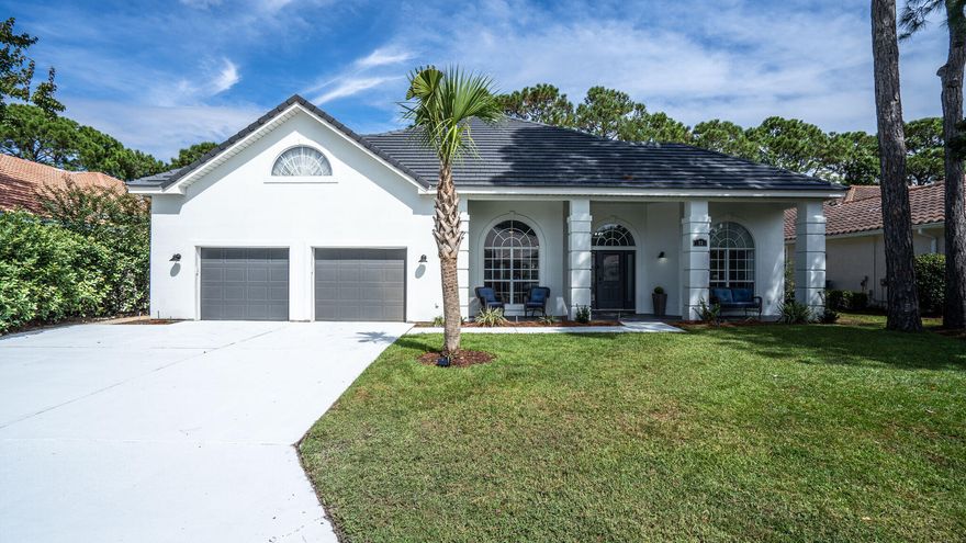 Absolutely stunning large home on the Scenic 4th Fairway at Emerald Bay that has been completely Re-Modeled with the addition of a Gorgeous Pool and Lanai! Click on the photos to discover the magnificent transformation completed recently that gives this beautiful home a Coastal/Casual feel with its Shiplap element walls, high end granite, sliding barn doors, pleasing color tones, new fixtures, hardware, and finishes throughout. The owner's have spared no expense in making the home mechanically sound as well with all new HVAC Units, painting the exterior and roof, and adding on a Summer Kitchen to provide an Outstanding Quality of Life in a very peaceful sun filled setting. Priced to sell...so come see it today, make it yours, and love it forever!