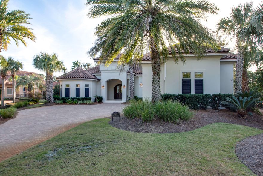 Situated Perfectly on a Large Lot on Burnt Pine Circle, Offering Gorgeous Views of the Lake and the 16th/17th Fairways of the Burnt Pine Golf Course. Featuring 4 Bedrooms, 4 Full baths, 2 Half baths with a separate Study, Dining Room, and Finished Bonus Room above the garage. Very functional floor plan, each bedroom has its own en suite full bath. This home is graceful and balanced with just the right amount of flair. Offering approximately 3613 square feet of indoor living area plus 232sq' bonus room finished above the garage heated/cooled, with expansive outdoor living, outdoor summer kitchen, and saltwater pool. All the features you would expect in a Boswell Built home. First floor master suite, an additional suite and study on the main level, with 2 additional suites upstairs with a sitting area. Call to see this Great home ! 