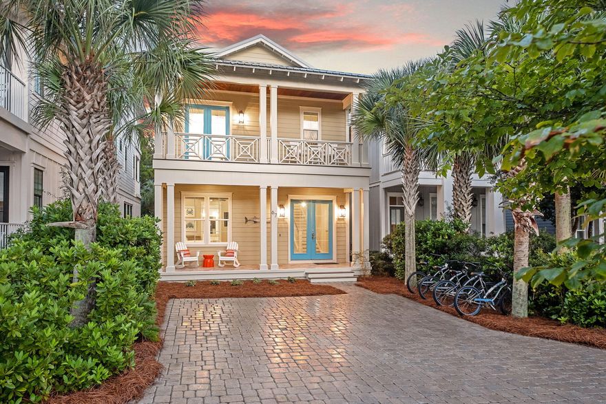 Discover coastal perfection at 67 Lifeguard Loop E, a stunning 4-bedroom, 3.5-bathroom beach house in the heart of Seacrest Beach, just steps from the vibrant communities of Rosemary Beach and Alys Beach along Scenic Highway 30A. This 2,112-square-foot retreat, built in 2014, seamlessly blends luxury, comfort, and prime location for the ultimate beach lifestyle.The first floor welcomes you with an open-concept kitchen, living, and dining area, natural light and designed for effortless entertaining. A convenient first-floor bedroom is perfect for guests or those preferring to avoid stairs. Step outside to a generous outdoor space, ideal for relaxing or hosting gatherings, complete with storage for bikes and beach gear to embrace the coastal lifestyle fully. The opportunity to add a private pool with HOA/DRB approval is available as well. 
Upstairs, the primary suite is a serene haven, boasting an ensuite bathroom and a sprawling balcony that spans the width of the home, offering a perfect spot to unwind. Two additional guest bedrooms share a well-appointed bathroom with double vanities, ensuring comfort and practicality for family or visitors.
Located in the coveted Seacrest Beach community, this home provides easy access to world-class dining, boutique shopping, and endless recreational opportunities. With a large resort style community pool and proximity to Rosemary Beach's lively shops and restaurants, this property is an ideal primary residence, vacation home, or investment opportunity. Don't miss your chance to own a slice of paradise along 30Aschedule your private tour today!

