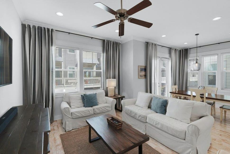 Live sophisticated and stylish in this exquisite (3) bedroom, (2.5) bath, (2) car garage ''B Unit'' townhome in Prominence North.. located along the scenic preserve, this unit is a coastal charmer! This gorgeous unit comes fully furnished with strong rental potential of $50k a year! Featuring hardwood floors throughout, quartz countertops, professional designed lighting, fully furnished in relaxing coastal blue hues, and turnkey ready for summer 2020! This coastal beauty won't last long, claim your piece of paradise in Prominence today