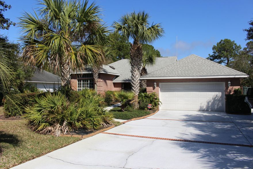 Deep Waterfront in Destin's prestigious Indian Bayou community. This extraordinary home is truly unique in every respect. Nothing has been overlooked, nor has any expense been compromised, in the innovative design and construction of this remarkable property. Architectural refinements, upscale amenities, and advantageous features abound. The condition is absolutely immaculate, the location is ideal, and the Bayou's natural beauty is magnificent. An exquisite screened pool, tranquil fountain, and complete dock/boat lift facilities plus a standby generator combine to further enhance the appeal of this solid-brick home and its gracious living area. The interior is even more impressive and must be seen to be fully appreciated. There are three large bedrooms and two bathrooms, a superior kitchen with center island, desk and breakfast nook, a lovely dining room, an immense great room with an inviting fireplace, built-in bookcases and plant shelves, and a large utility room complete with cabinetry and a pantry. There's also a delightful, fully-appointed lanai overlooking the pool and the scenic bayou. Storage space is plentiful throughout.  Home being sold as is and unfurnished.