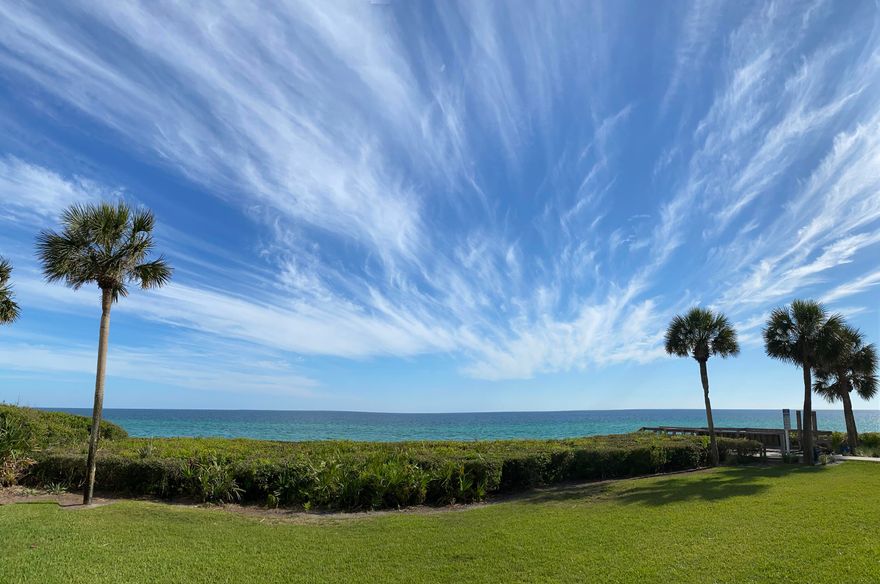 Under contract contingent upon the sale of buyer property which includes a ''kick-out'' clause with a timeframe of seventy-two (72) hours. GULF FRONT! This Ground floor 1 bedroom beautiful decorated with built in bunks is conveniently located in Seagrove Beach close to restaurants, shopping and Seaside. Unit features include quartz countertops in the kitchen, master bath custom walk- in shower. tile floors, built-in bunks and 2 full baths. Family photos in living room and bedroom are excluded. Kaba Lock and linens owned by Beachmark are excluded. Room measurements and square footage is approximate and should be verified by buyer.