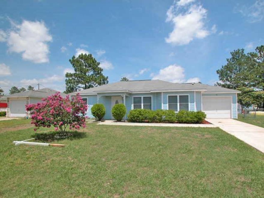 UNDER $100K AND SUCH A CONVENIENT LOCATION South of I-10 in a nice neighborhood with close proximity to bases, shopping, medical facilities, and I-10 access. BRAND NEW DIMENSIONAL SHINGLE ROOF INSTALLED IN JULY 2015! Really nice home featuring a split bedroom design and mostly laminate and tile floors. 3 bedrooms, 2 full baths, living room and dining area, inside utility room. Large completely fenced back yard with tiled open patio. GRANITE countertops and pretty cabinets in kitchen PLUS all kitchen appliances remain including refrigerator. Public sewer so no septic tank to pump!!! Excellent price on a great property!