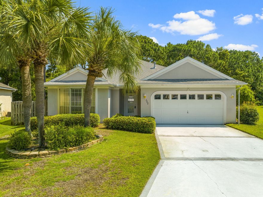 This one-owner home has never been on the market before! Situated on a cul-de-sac, it boasts one of the largest lots in the community and offers the privacy of backing up to a nature preserve. Ideal for buyers looking to customize and update a home to their specifications, this property has a prime location midway between Destin and Sandestin. Residents can enjoy a wide range of amenities, including a refreshing swim in the community pool and access to a fishing pier on Choctawhatchee Bay, perfect for launching kayaks or paddle boards. Additional amenities include a spacious covered picnic area, a playground, and tennis courts for your enjoyment. Short-term rentals not permitted, ensuring a peaceful and cohesive atmosphere for residents. Claim your slice of the stunning Emerald Coast!