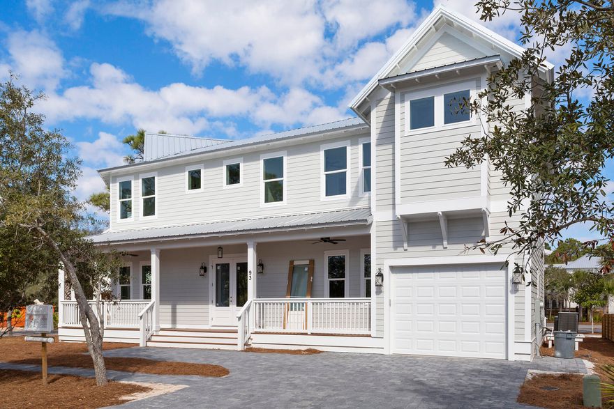 NEW CONSTRUCTION! Under contract taking BACK UP OFFERS. This 4 bedroom 4 bathroom home it being built on a corner lot in Hidden Grove Subdivision.  Hidden Grove is just minutes to Sacred Heart hospital, shopping and dining at Grand Boulevard and the Emerald waters of the Gulf of Mexico.  Hidden Grove is gated and offers a community pool just steps from this home.  The first floor has 10 foot ceilings and the upstairs has 9 foot ceilings.  This grand home offers two spacious living areas, vinyl plank flooring, Samsung Bespoke with family hub appliances along with two HVAC units to keep this 2700 square foot home comfortable year round.  93 Marlberry Trace offers a one car garage along with plenty of porch space to enjoy the outdoors.