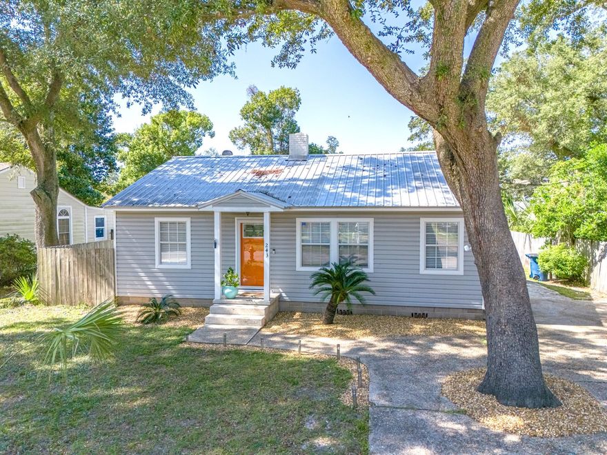 Discover this 3-bedroom, 1-bath home nestled in the heart of Panama City's historic Cove neighborhood. Offering timeless charm and strong rental potential with an estimated long-term income of approximately $24,000 per year, this property is perfect for investors or homeowners alike. Features include a metal roof installed in 2016, a brand-new HVAC system installed in April 2025, and a privacy-fenced backyard. Just a half-block from the water's edge and within walking distance to Downtown Panama City's shops, restaurants, and the farmers market, this home blends comfort, convenience, and character. Experience the storybook appeal and unbeatable location of The Cove--where history, community, and opportunity meet.