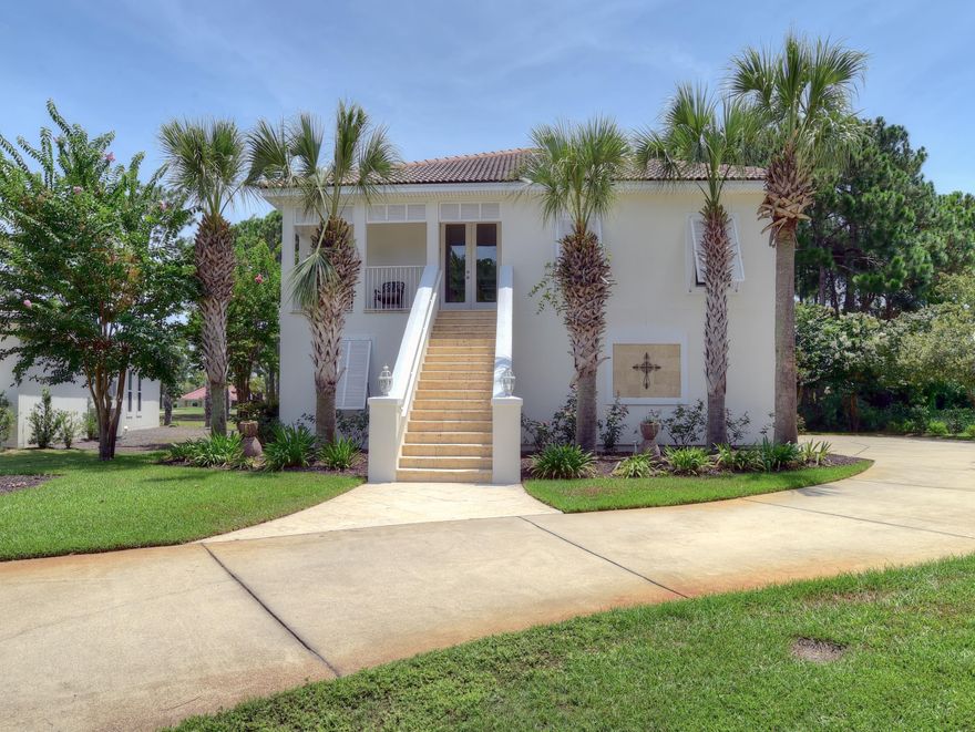 BEST VALUE IN EMERALD BAY! Climb up to live in the serenity of treetops. Builder's personal home features living area on second floor for optimal views of the Emerald Bay 5th hole. Open floor plan features dream kitchen, island, and a fireplace in the expansive living and dining area. Master retreat offers great walk in closet, sitting area, and en suite bathroom. Downstairs is a bright and cozy lock out apartment with private entrance. A huge game or playroom looks onto the crystal clear saltwater pool. Situated at the end of a cul-de-sac, this unique home offers privacy and guest parking. Seller is offering paint allowance to personalize your dream home. At $68 per month, this is the lowest HOA fee around for community pool, tennis, and newly redone 18 hole golf course, and clubhouse.