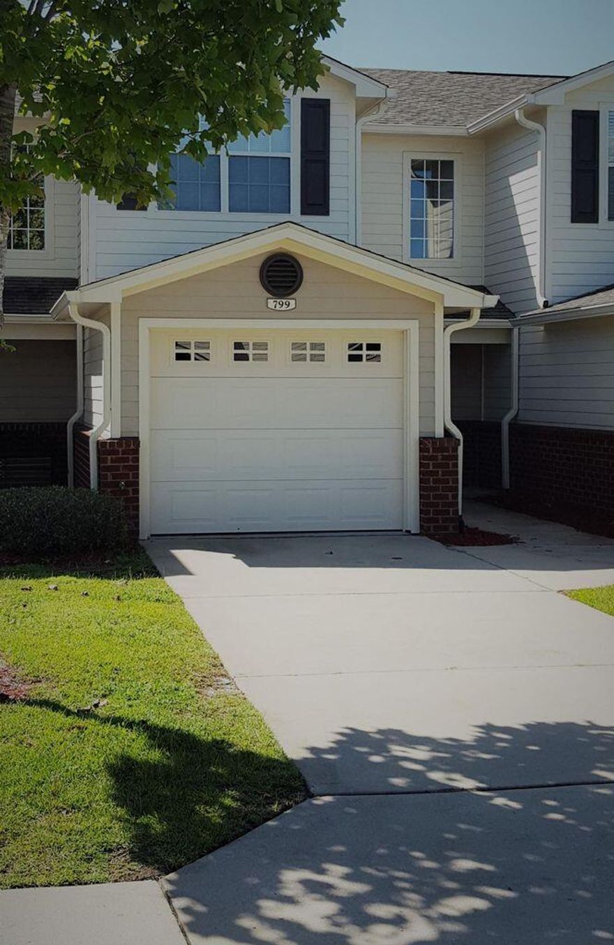 Avoid the Hwy 85 traffic gridlock -- own where you live, at Eagles Landing townhomes. This community is a well-maintained, highly sought after community on the southwest side of Crestview.  There are not many 3BR units left to be sold by this owner.  All tile flooring downstairs, with carpeted bedrooms upstairs. The laundry area is compatible with full-size washer and dryer. This property will sell quickly! Don't wait!