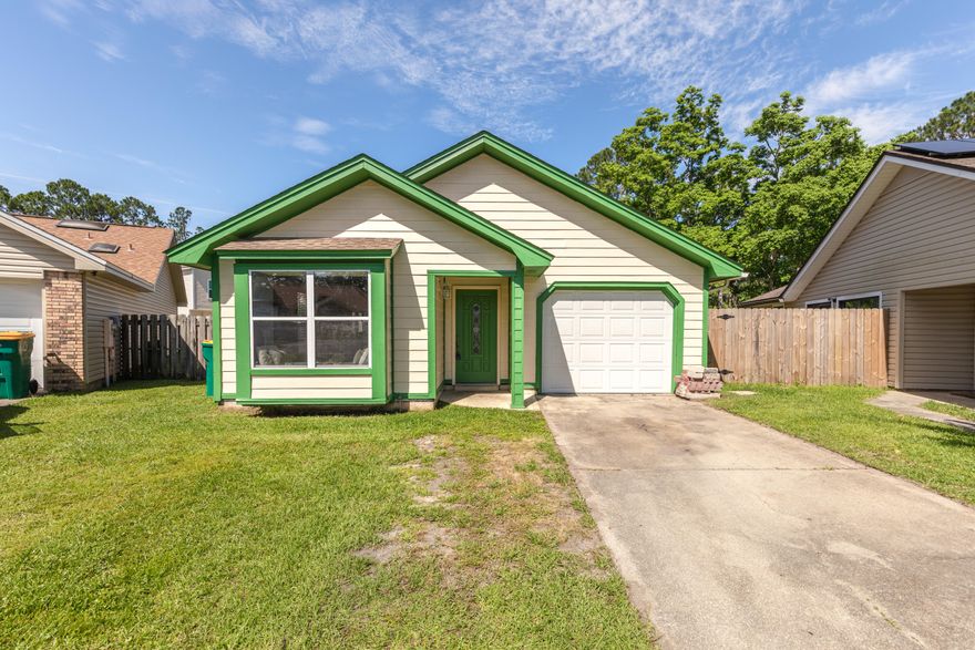 This home is Ready, Set, Go for the next owners!  This cul-de-sac cutie is the perfect location for anyone wanting to live in Ft. Walton Beach.   Minutes from shopping and only a few more minutes to either Hurlburt Field or Eglin Air Force Base!   Move on this home quickly and you can become the next person to say you live 15 minutes from the gorgeous Emerald Coast beaches.  Home has freshly painted interior and has all new carpet throughout.   Private fenced in yard makes it the perfect place to entertain family or friends , when you just want to stay in away from city life.  Measurement deemed to be accurate, but buyers are to verify anything of importance.