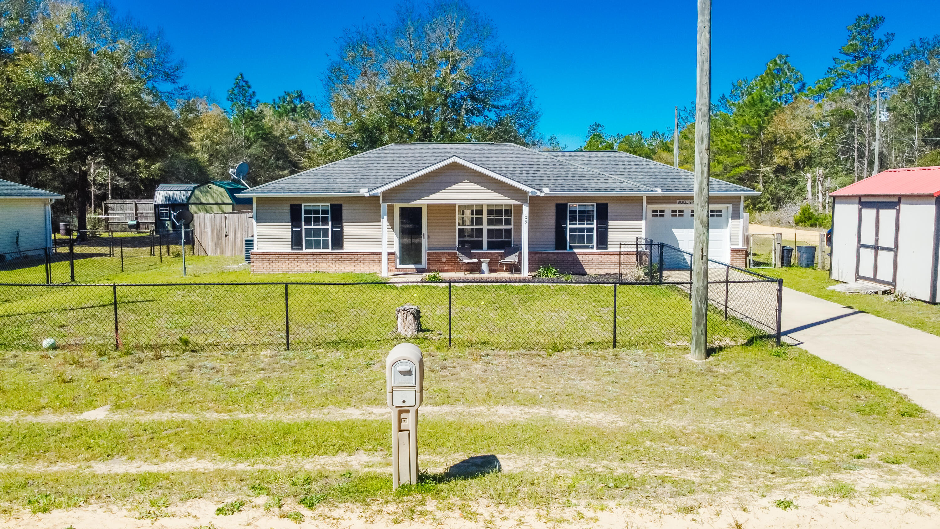 Welcome home to this beautifully maintained 3-bedroom, 2-bathroom home, perfectly situated on a fenced lot for privacy and security. Conveniently location allowing easy commute to bases, beaches, and town.Inside, you'll find an open and inviting layout featuring a bright living area, a well-appointed kitchen, and a cozy dining space. Updated with LVP throughout. Step outside to enjoy the fenced backyard--perfect for pets, kids, or relaxing evenings outdoors. Don't miss out on this fantastic opportunity--schedule your showing today!