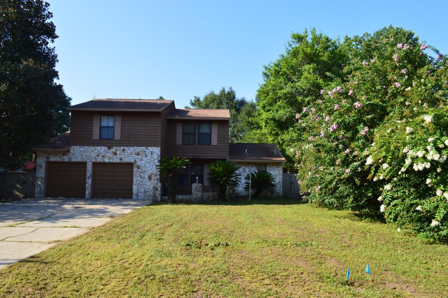 Spacious two story pool home on over a quarter acre in an established neighborhood in northeast Crestview.  Home features 3 bedrooms and 2.5 baths.  Expansive kitchen with plenty of cabinets and counter space as well as stainless steel appliances for the chef in the family.  Kitchen is open to the living room and dining area which all feature tile floors for easy maintenance.  Upstairs is a bonus or family room as well as two bedrooms and a full bath.  Privacy fenced back yard with in-ground plaster pool that will need some tender loving care but all systems are in place.  Home is being sold AS IS and that fact is reflected in the price.
